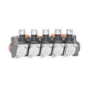 DURAFORCE 5 Spool 11 GPM Hydraulic Control Valve SAE Ports Monoblock Double Acting