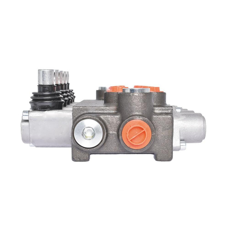 DURAFORCE 5 Spool 11 GPM Hydraulic Control Valve SAE Ports Monoblock Double Acting