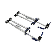 DURAFORCE 36" -48" Adjustable Silver Aluminum Alloy Stilt Tool For Walking Taping