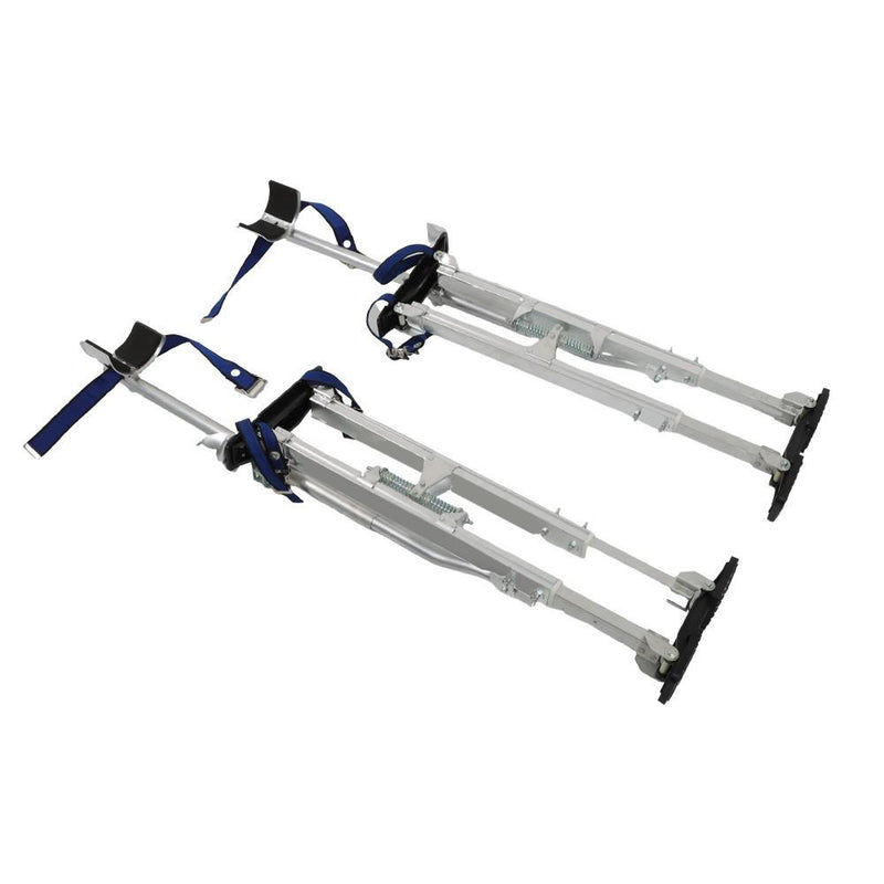 DURAFORCE 36" -48" Adjustable Silver Aluminum Alloy Stilt Tool For Walking Taping