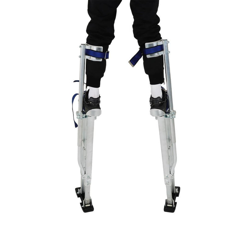 DURAFORCE 36" -48" Adjustable Silver Aluminum Alloy Stilt Tool For Walking Taping