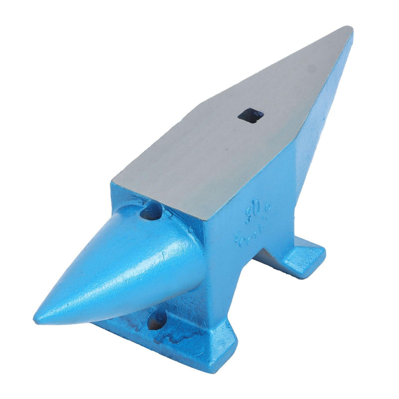 DURAFORCE 66lb Heat-Treated Forged Steel 30kg Round Horn Blacksmith Anvil Stable Workbench