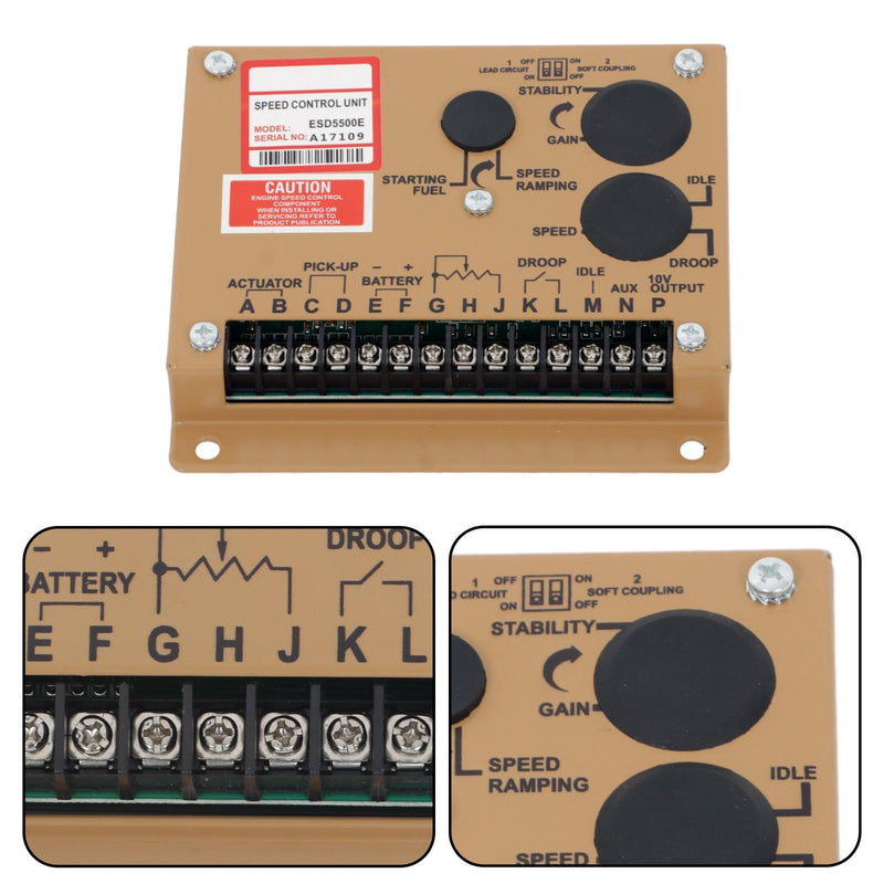 DURAFORCE MSP675 ESD5500E ADC120 - 12V Speed Control Sensor Actuator Generator Governor