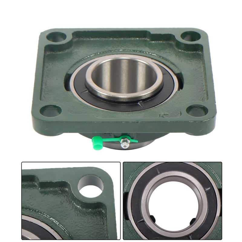 DURAFORCE Self-Aligning UCF210-32 Pillow Block Bearing 4-Bolt 2" Bore Solid Base 10pcs