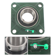 DURAFORCE 10 Pack Self-Aligning UCF210-32 Pillow Block Bearing 4-Bolt 2" Bore Solid Base