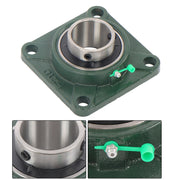 DURAFORCE 10 Pack Self-Aligning UCF210-32 Pillow Block Bearing 4-Bolt 2" Bore Solid Base