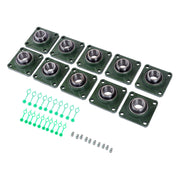 DURAFORCE UCF209-28 Pillow Block Bearing Solid Base 1 3/4" Bore Self Alignment 10PCS