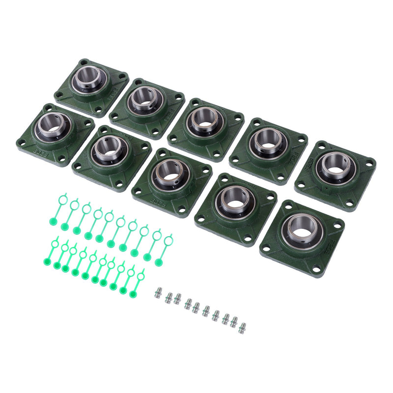 DURAFORCE UCF209-28 Pillow Block Bearing Solid Base 1 3/4" Bore Self Alignment 10PCS