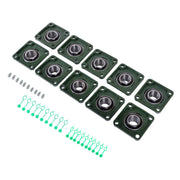 DURAFORCE UCF209-28 Pillow Block Bearing Solid Base 1 3/4" Bore Self Alignment 10PCS