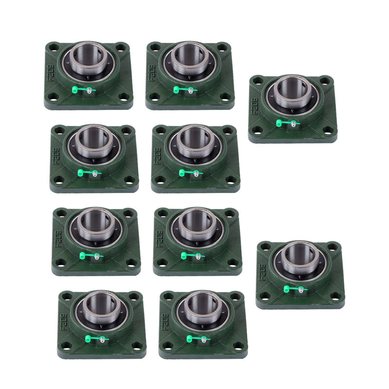 DURAFORCE UCF209-28 Pillow Block Bearing Solid Base 1 3/4" Bore Self Alignment 10PCS