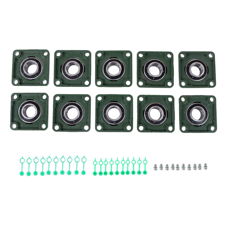 DURAFORCE UCF209-28 Pillow Block Bearing Solid Base 1 3/4" Bore Self Alignment 10PCS
