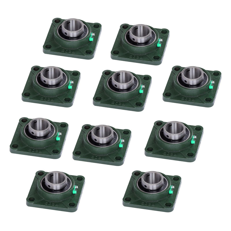 DURAFORCE UCF209-28 Pillow Block Bearing Solid Base 1 3/4" Bore Self Alignment 10PCS