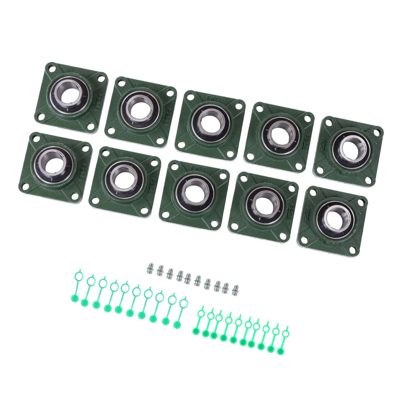 DURAFORCE UCF209-28 Pillow Block Bearing Solid Base 1 3/4" Bore Self Alignment 10PCS