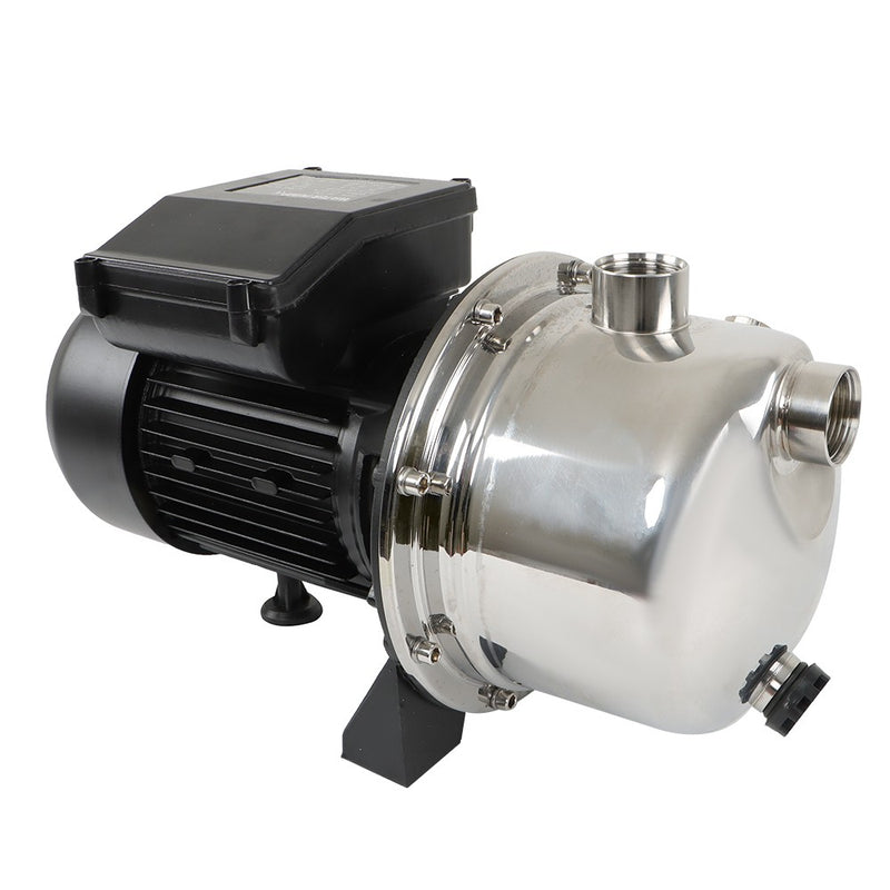 DURAFORCE Portable Shallow Well Pump Stainless Steel Garden Pump 115V 1320GPH 1.6HP