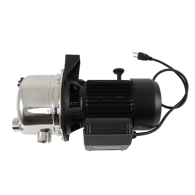 DURAFORCE Portable Shallow Well Pump Stainless Steel Garden Pump 115V 1320GPH 1.6HP