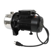 DURAFORCE Portable Shallow Well Pump Stainless Steel Garden Pump 115V 1320GPH 1.6HP