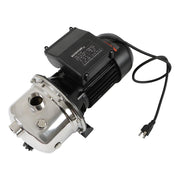 DURAFORCE Portable Shallow Well Pump Stainless Steel Garden Pump 115V 1320GPH 1.6HP