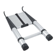 DURAFORCE 14.5 FT Aluminum Telescoping Ladder Telescopic Multi Purpose For Home 330lbs