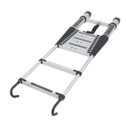 DURAFORCE 14.5 FT Aluminum Telescoping Ladder Telescopic Multi Purpose For Home 330lbs