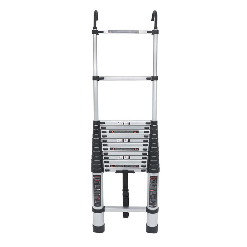 DURAFORCE 14.5 FT Aluminum Telescoping Ladder Telescopic Multi Purpose For Home 330lbs