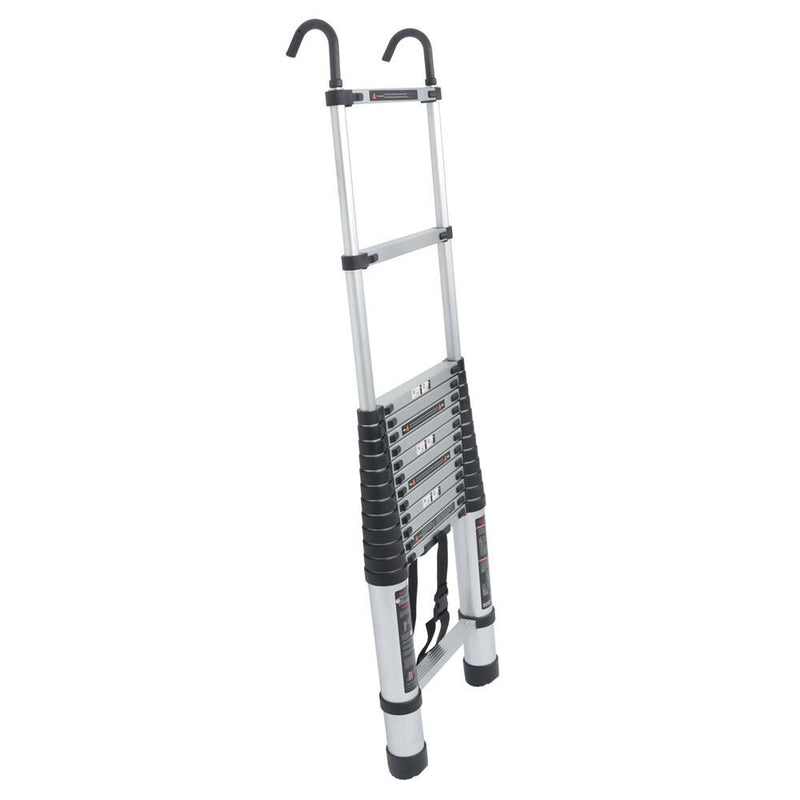 DURAFORCE 14.5 FT Aluminum Telescoping Ladder Telescopic Multi Purpose For Home 330lbs