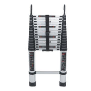 DURAFORCE 14.5 FT Aluminum Telescoping Ladder Telescopic Multi Purpose For Home 330lbs