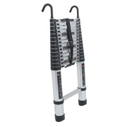 DURAFORCE 14.5 FT Aluminum Telescoping Ladder Telescopic Multi Purpose For Home 330lbs