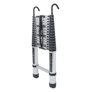 DURAFORCE 14.5 FT Aluminum Telescoping Ladder Telescopic Multi Purpose For Home 330lbs