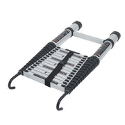DURAFORCE 14.5 FT Aluminum Telescoping Ladder Telescopic Multi Purpose For Home 330lbs