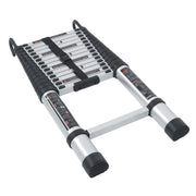 DURAFORCE 14.5 FT Aluminum Telescoping Ladder Telescopic Multi Purpose For Home 330lbs