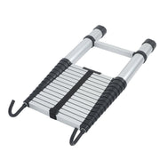 DURAFORCE 14.5 FT Aluminum Telescoping Ladder Telescopic Multi Purpose For Home 330lbs