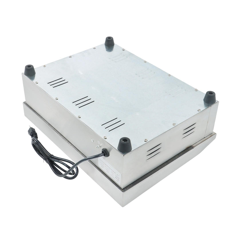 DURAFORCE 22" Flat Top Electric Grill 1600W Commercial Griddle Stainless Steel Countertop