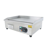 DURAFORCE 22" Flat Top Electric Grill 1600W Commercial Griddle Stainless Steel Countertop
