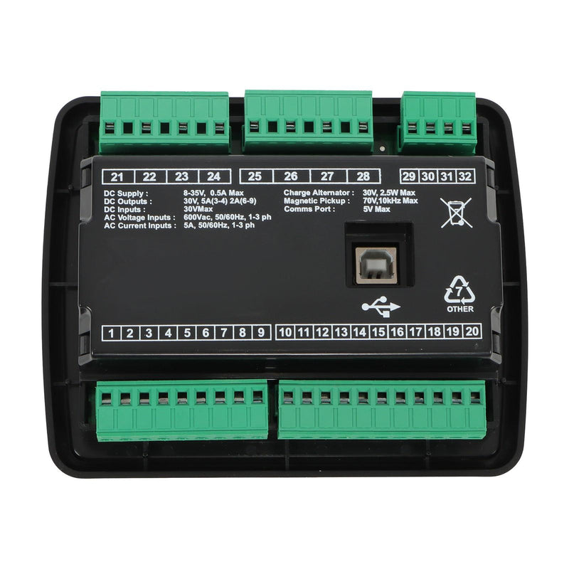 DURAFORCE Generator Controller Auto Mains (Utility) Failure Deep Sea DSE4620 Control Panel