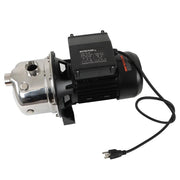 DURAFORCE Stainless Steel Portable Shallow Well Pump Garden Pump 1.6HP 1320GPH 115V