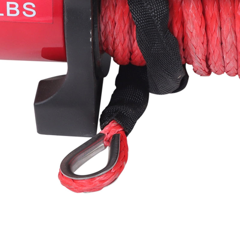DURAFORCE 4500lbs Electric Winch 12V 2.1HP Synthetic Rope ATV/UTV Winch Wireless Remote