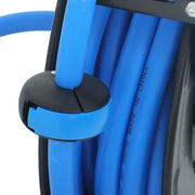 DURAFORCE Retractable Hose Reel 1/2 Inch x 50Ft Auto Rewind Hose-Reel W/ Rubber Hose