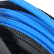 DURAFORCE Retractable Hose Reel 1/2 Inch x 50Ft Auto Rewind Hose-Reel W/ Rubber Hose