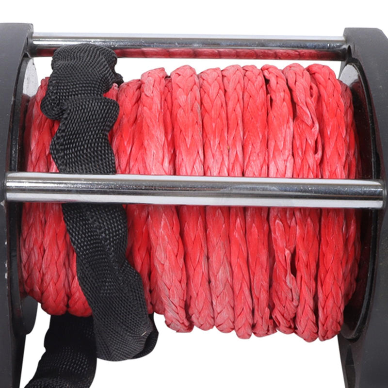 DURAFORCE 4500 lbs Electric Winch 2.1HP Synthetic Rope ATV/UTV Winch Wireless Remote 12V