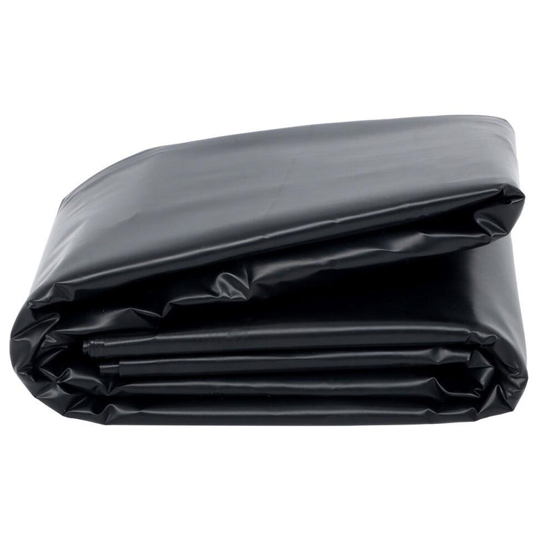 DURAFORCE 20 x 25 ft 20 Mil HDPE Fish Pond Liner Pond Liners Waterproof Fish Liner Black