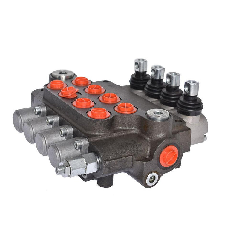 DURAFORCE 4 Spool 21 GPM 3600 PSI SAE Ports Hydraulic Control Valve Double Acting New