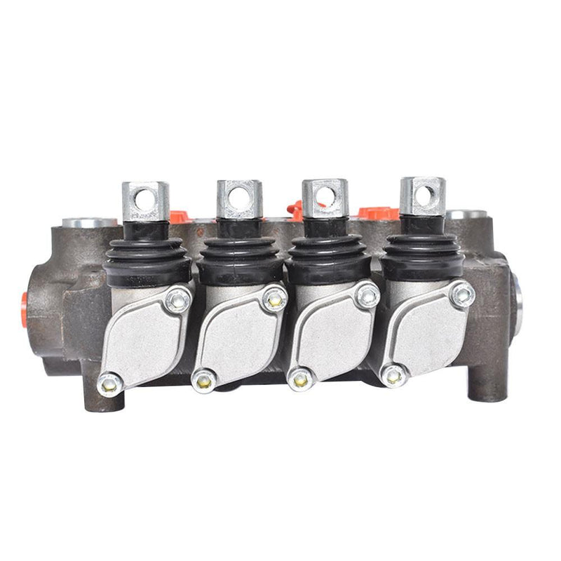 DURAFORCE 4 Spool 21 GPM 3600PSI SAE Ports Hydraulic Control Valve Double Acting