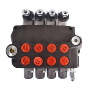 DURAFORCE 4 Spool 21 GPM 3600PSI SAE Ports Hydraulic Control Valve Double Acting