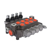 DURAFORCE 4 Spool 21 GPM 3600PSI SAE Ports Hydraulic Control Valve Double Acting