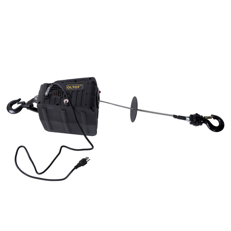 DURAFORCE 22.9 ft/7 m 2in1 Portable Electric Hoist Winch 1100lbs With Wired Remote Control