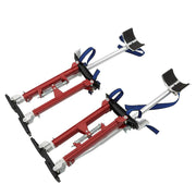 DURAFORCE 18-30" Red Adjustable Aluminum Alloy Drywall Stilts For Taping Painting Painter