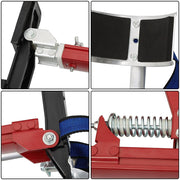 DURAFORCE 18-30" Red Adjustable Aluminum Alloy Drywall Stilts For Taping Painting Painter