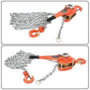 DURAFORCE 20ft 6600lb Capacity Wrench Lever Block Steel Hoist Manual Chain Hoist G80 Chain