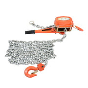 DURAFORCE 20ft 6600lb Capacity Wrench Lever Block Steel Hoist Manual Chain Hoist G80 Chain