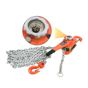 DURAFORCE 20ft 6600lb Capacity Wrench Lever Block Steel Hoist Manual Chain Hoist G80 Chain